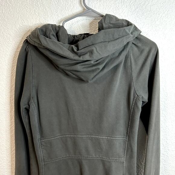 Prairie Underground Long Cloak Hoodie Gray Womens Size Small EUC USA Made - Picture 2 of 7